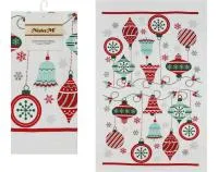 Полотенце кухонное 38х63см хлопок Коллекция: Ёлочные украшения