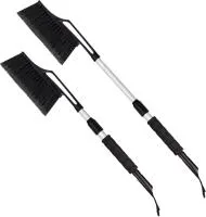 Щетка Spin&Clean Techno для авто 67-87см со скребком телескопическая, cyber black