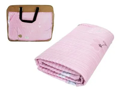 Одеяло плед 150х200см в сумке (цвет: розовый)