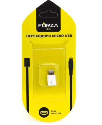 Переходник FORZA Micro USB - Type-C, Micro USB - iP