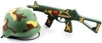 Игровой набор Военный: автомат, каска Размер: 42х32х4,5см