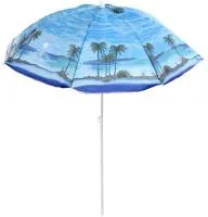 Зонт пляжный Сказочный остров d140см h170см /Добросад