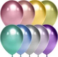 Шар воздушный 12" ДонБ хром