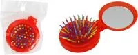 Расческа ежик с зеркалом раскладная
