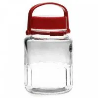 банка harvest, 3000мл, с красной крышкой