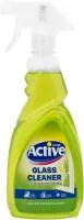 Средство для мытья стёкол и зеркал ACTIVE 500мл Лайм Green спрей