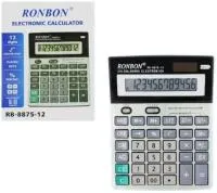 Калькулятор RONBON настольный 183х139мм 12 разрядов черно-серябристый