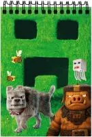 Блокнот 60л А5 клетка CENTRUM My Game 141х201мм скрепка