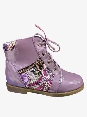 Ботинки для девочек демисезонные (р.24 фиолет.)