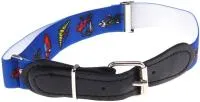 Ремень детский 25мм спортивный синий
