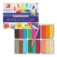 Пластилин 18цв 360г ЛУЧ Классика со стеком