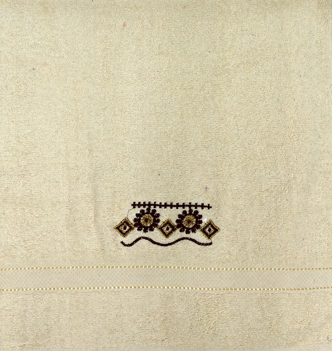 Полотенце махровое 50х100см NataM вес 195г, плотность 390г/м2, 90% хлопок+10% полиэстер