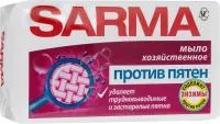 Мыло хозяйственное САРМА 140г против пятен 