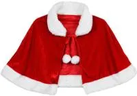 Накидка новогодняя, универсальный размер Цвет: красный