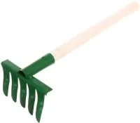 грабли витые 5 зубьев с деревянной ручкой