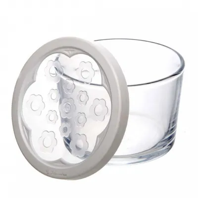 Банка BASIC 220мл с крышкой малая  (SLBW белый )