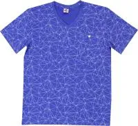 Футболка мужская треугольный вырез