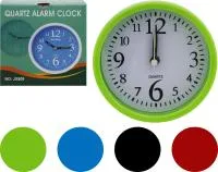 Часы-будильник, размер: d9.5см, на батарейках