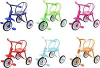 Велосипед 3-х колесный Друзья колеса d230/220мм ассорт.