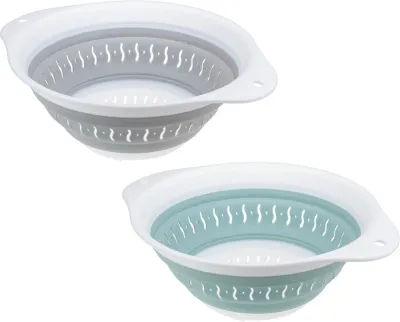 Дуршлаг Флекс складной ручкой (Смоки)