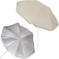 Зонт пляжный Бежевый пляж d170см h190см /Добросад