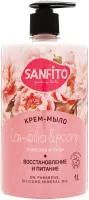 Крем-мыло жидкое SANFITO 1000мл Пион/Камелия