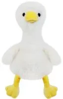 Игрушка мягкая Гусёнок Цвет: белый Размер: 200х100х350мм