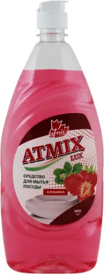 Средство моющее Atmix LUX 900мл для посуды (Клубника)