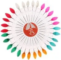 Булавки английские Листик на круге 856-3