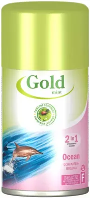 Освежитель воздуха GOLD MINT PLUS 230мл запасной блок (Ocean // 5-02.04.282.24)