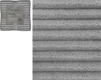 Молочное фланелевое покрывало постельное полоска 200х220см 250г/м2