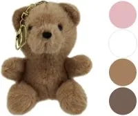 коричневый плюшевый мишка 13см