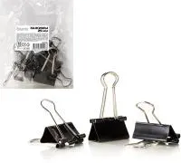 Зажимы для бумаг 25мм 10шт BURO черный