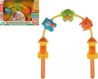 Игрушка развивающая УМКА Дуга музыкальная на кроватку/коляску с потешками свет, звук
