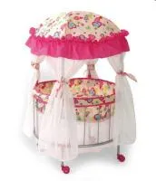 Игрушка Кроватка с балдахином для кукол 51х51х85