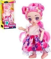 Игрушка Кукла 14см, ручки и ножки шарнирные, в/к 9х6,5х19см