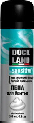 Пена для бритья DOCKLAND 200мл (Sensitive /34893)