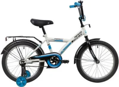 Велосипед NOVATRACK 18" FOREST сталь, ножной тормоз, багажник (белый WT21)