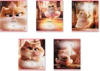 Тетрадь 12л клетка ErKr Prima Cat Mix-pack