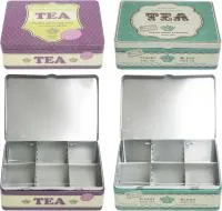 Банка жестяная 1820мл Tea с разделителем 