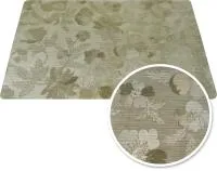 Салфетка подставочная флора золото из пвх 43х28см с узором