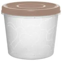 банка для продуктов sugar&spice vanilla 700мл, латте, с завинчивающейся крышкой