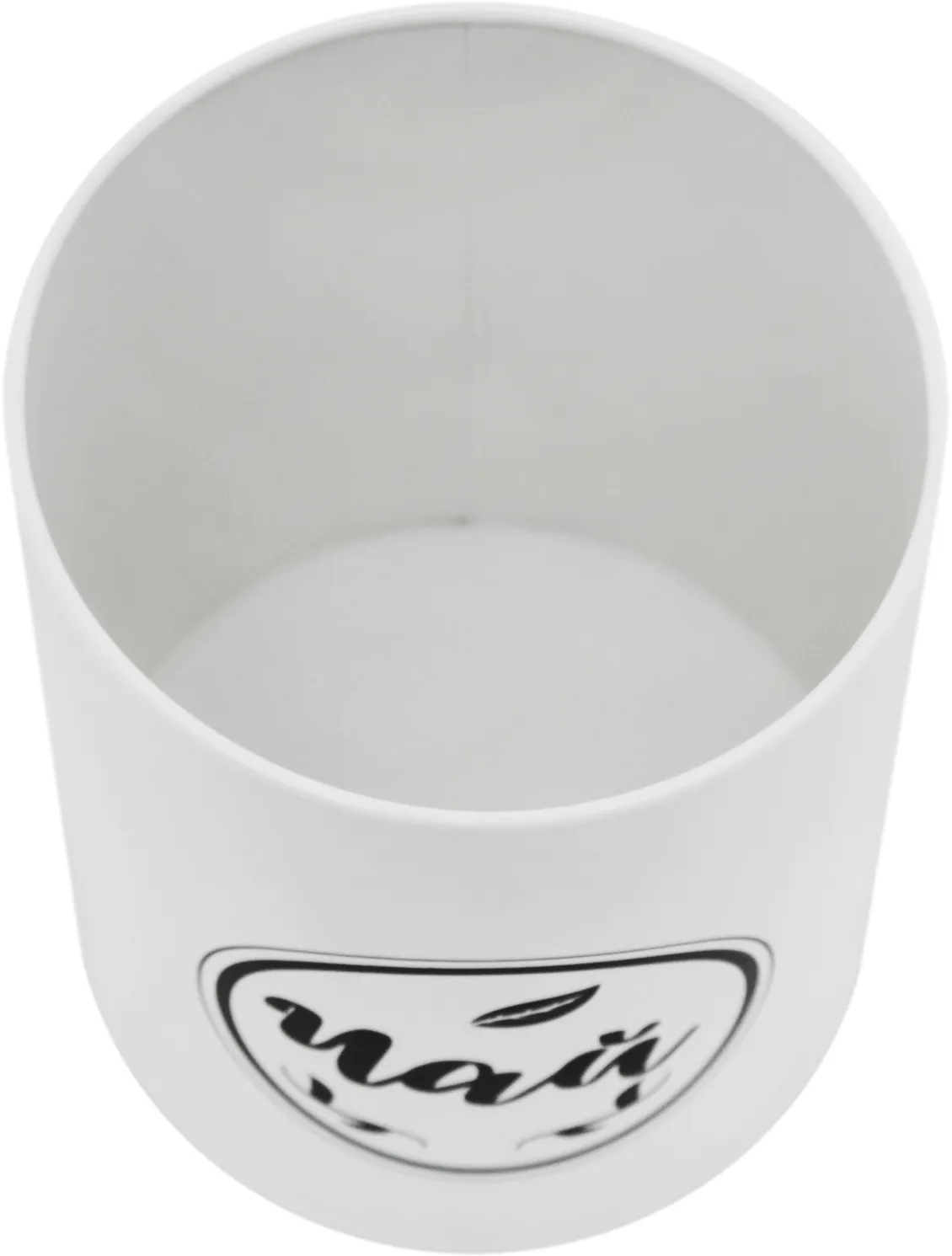 банка металлическая, 1400мл, чай, круглая средняя, 11х16,4см, белая, с крышкой