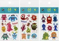 Тату BEAUTELLA Funny Monsters 11х7,5см переводные