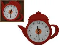 Часы настенные Чайник кухонные вид 2 Размер: 26х30см циферблат 16см Цвет: в ассортименте