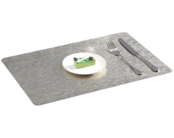 Салфетка подставочная рельеф золото из пвх 43х28см фактурная