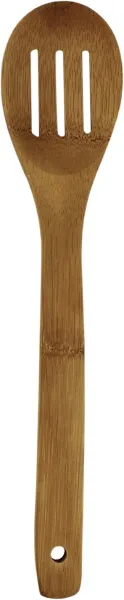 ложка кулинарная бамбук, 300мм, с прорезями