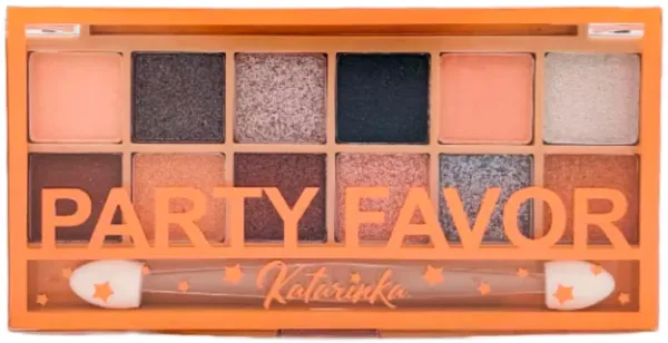 Палетка для макияжа Katarinka 12гр 113х60мм 12 цветов (тон 02)