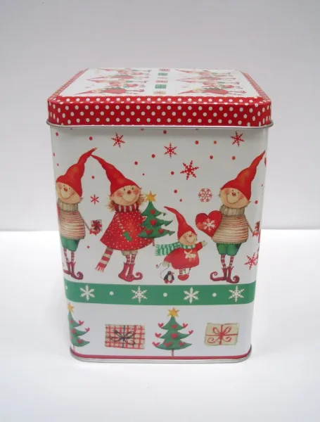 Банка жестяная 1800мл 108х108х150мм (153107 Эльфики)