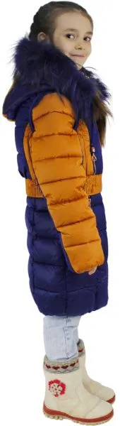 Bilemi, пальто-жил. для девочки зима 714026